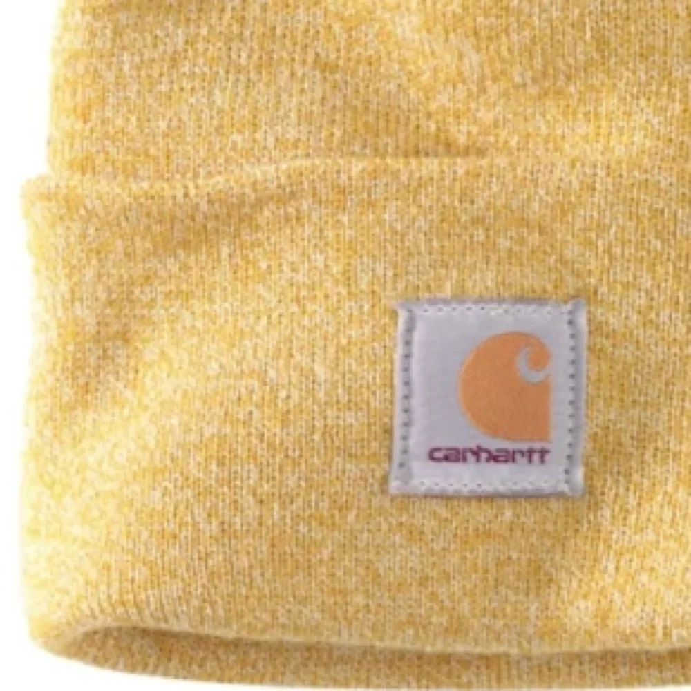 - ❤️NEW❤️ HEATHER YELLOW Carhartt watch Beanie New with Tags - Picture 2 of 2